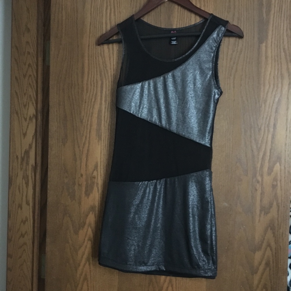 🔵3 for 20🔵 Pink Lipstick Mesh Sparkly Dress